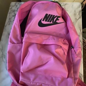 Pink Nike backpack